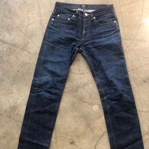 APC RAW NEW STANDARD INDIGO JEANS